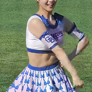 치아리더 HARU 씨 치아댄스 가끔 베이스터스 디아나 diana