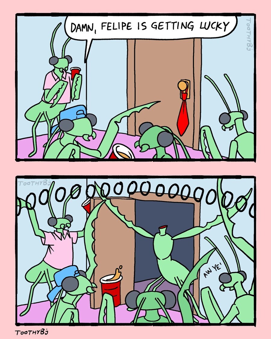 총각딱지 뗀 걸 축하해주는 친구들