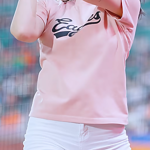 타격폼 보소ㄷㄷ 하지원 치어리더